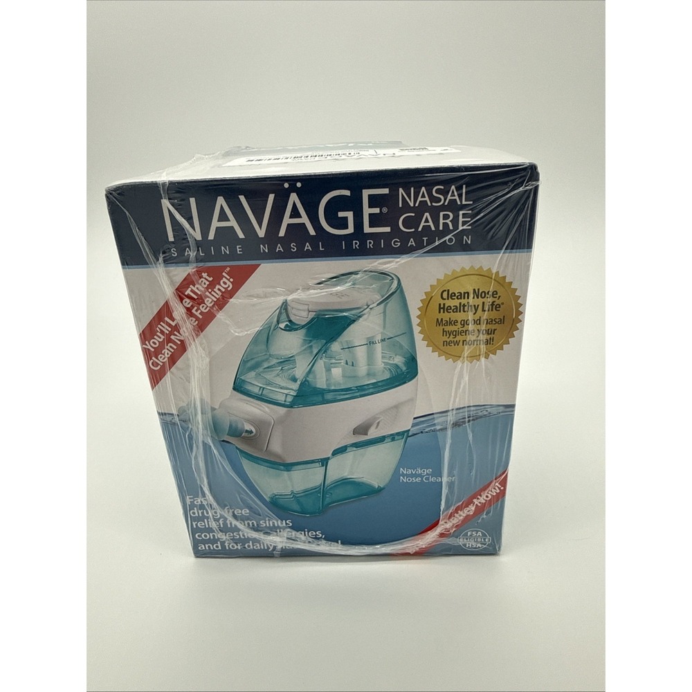 Naväge Nasal Care Saline Nasal Irrigation with 30 SaltPod Original SEALED NEW